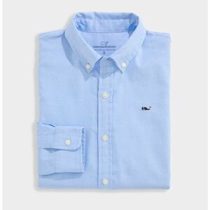 Vineyard Vines Boy’s Blue button down shirt, size large (16)